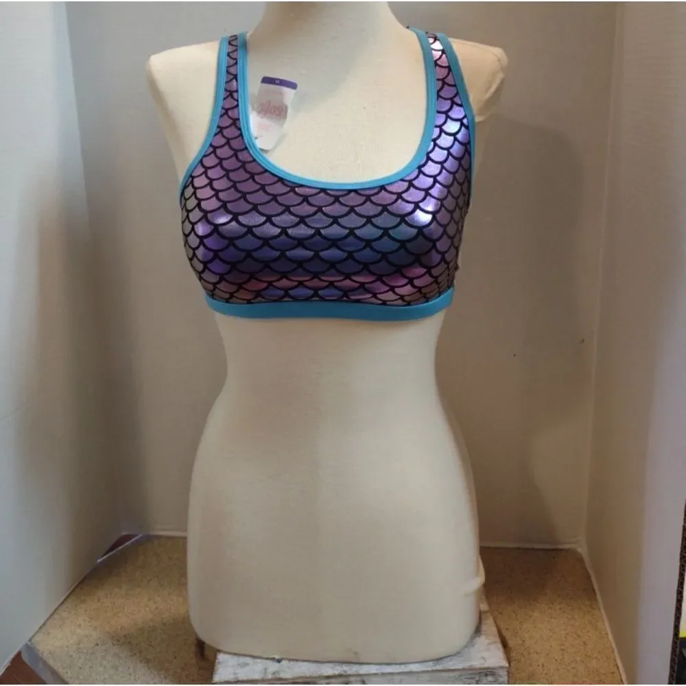 👍 Mermaid Spots Bra Large Girls XS Women's. K1